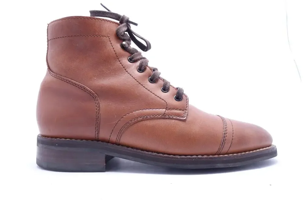 Thursday Boot Co Boots Mens Size 8 Brown Leather Combat Ankle Lace Up Everyday
